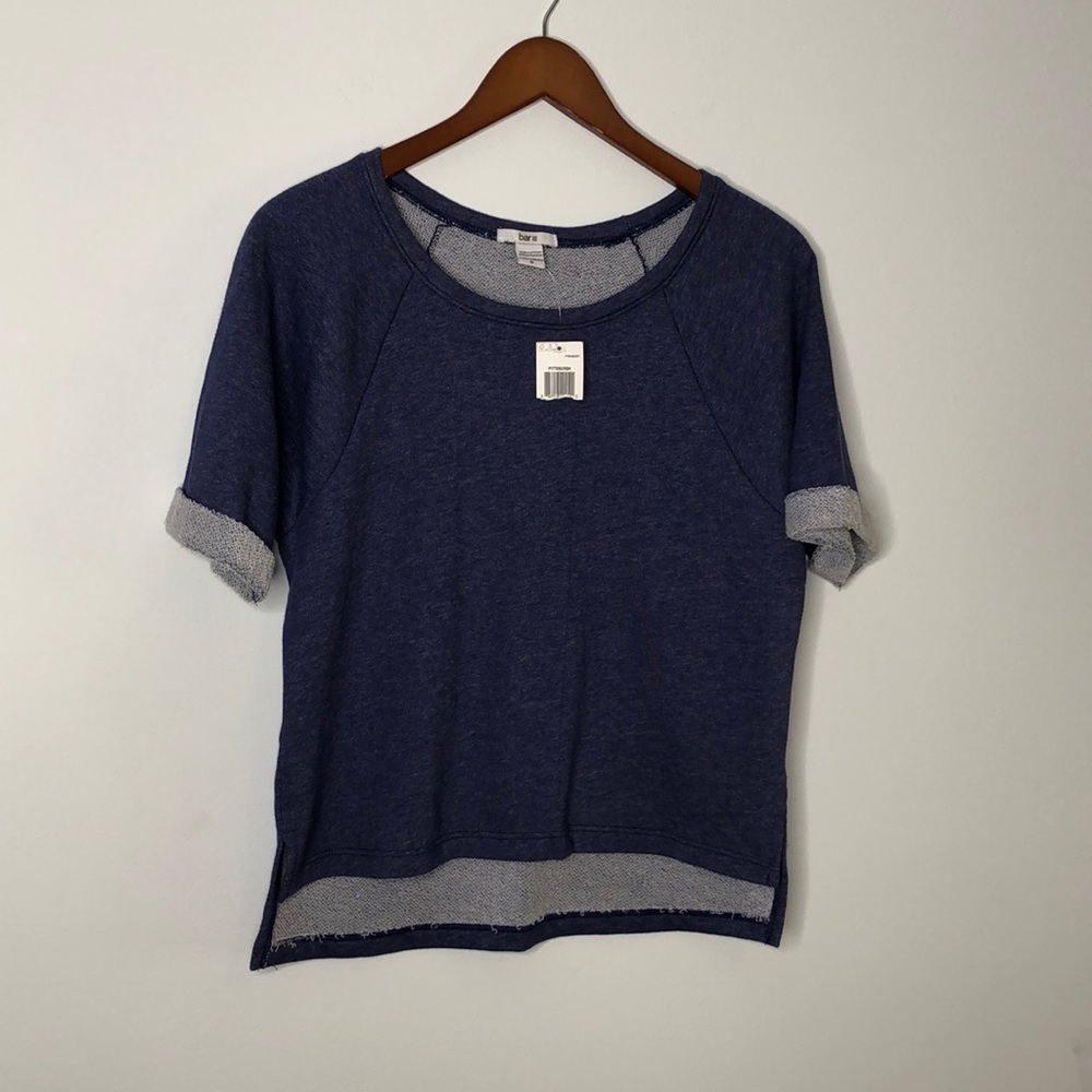 BAR III | NWT Short Sleeve Sweatshirt Size S